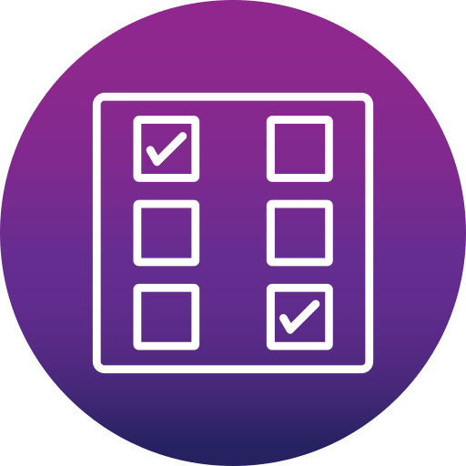 Checkbox Generic Flat Gradient icon