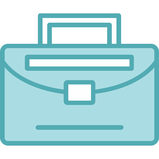 Briefcase Generic Blue icon