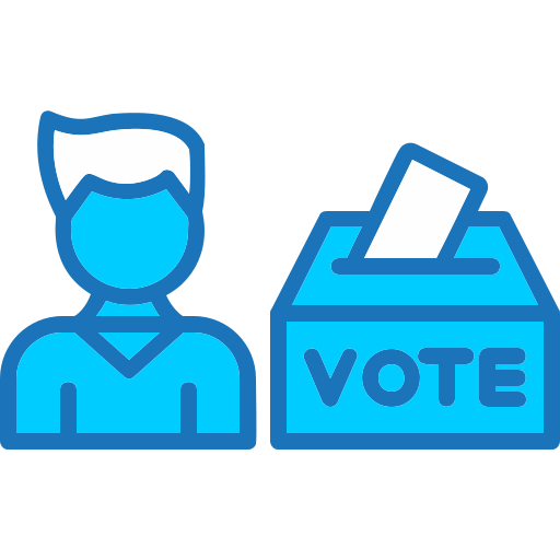 Voter Generic Blue icon