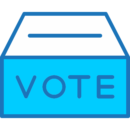 Voting booth Generic Blue icon