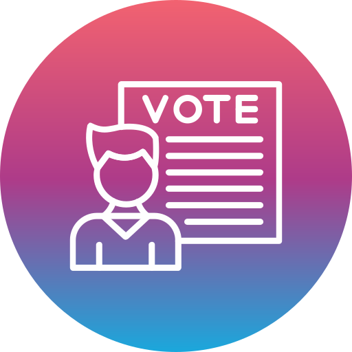 Vote Generic Flat Gradient icon