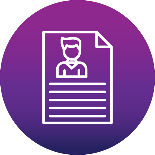 Resume Generic Flat Gradient icon