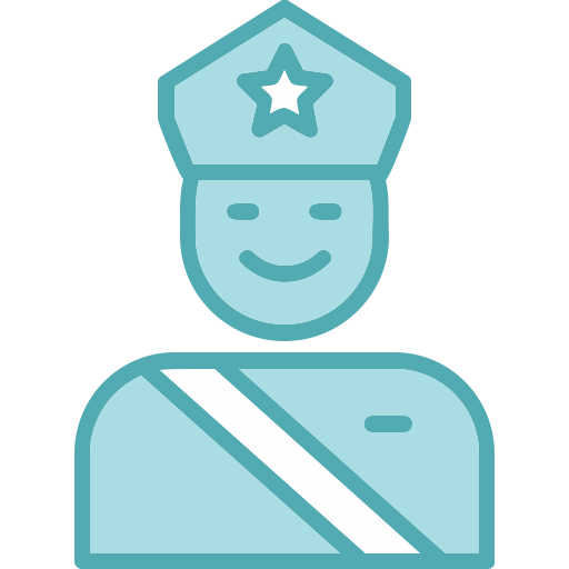 Security guard Generic Blue icon