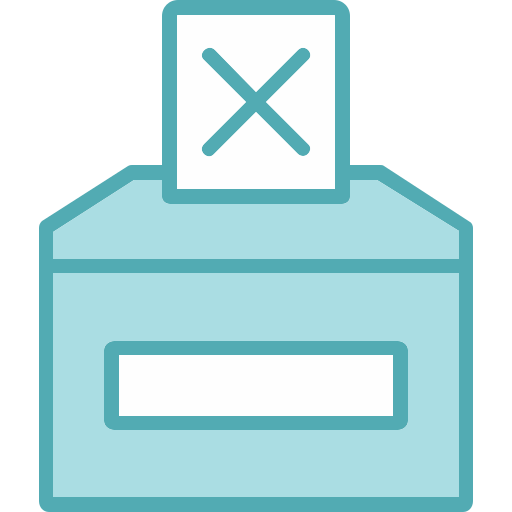 Vote no Generic Blue icon