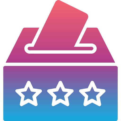 cabina de votación Generic Flat Gradient icono