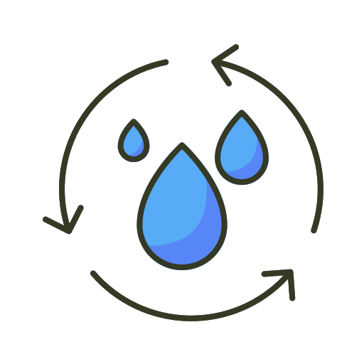 Water cycle Generic Outline Color icon