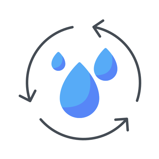 cycle de l'eau Generic Flat Icône