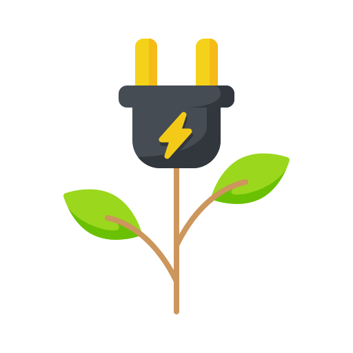 energia ekologiczna Generic Flat ikona