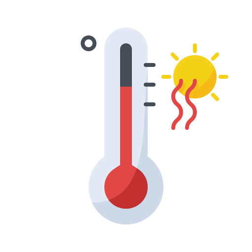 wysoka temperatura Generic Flat ikona
