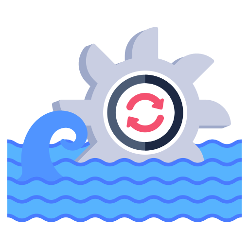 hidroelectricidad Generic Flat icono
