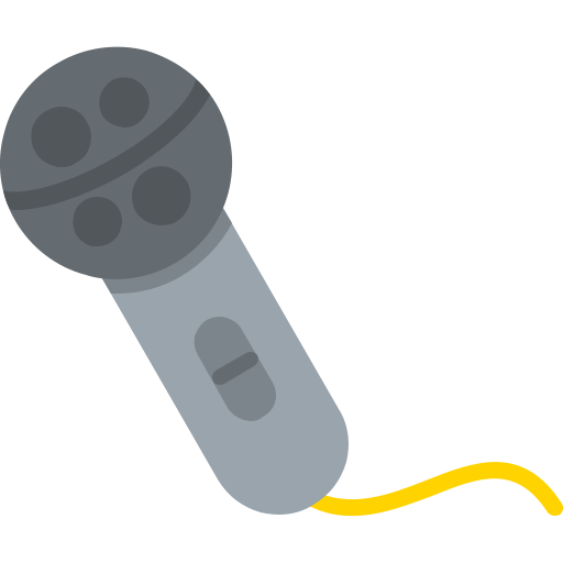 microphone Generic Flat Icône