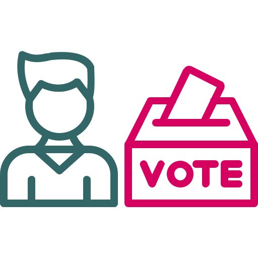 votante Generic Outline Color icono