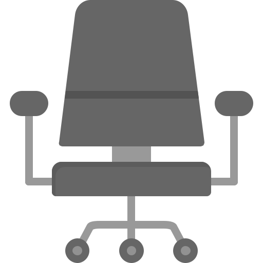 cadeira de escritório Generic Flat Ícone