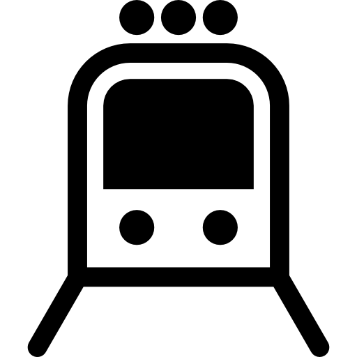 znak dworca kolejowego  ikona