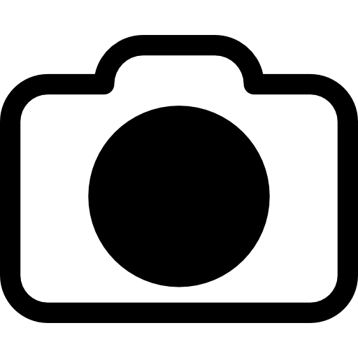 aparat fotograficzny z big lenem  ikona