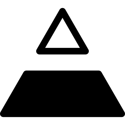 pirâmide de estatísticas  Ícone