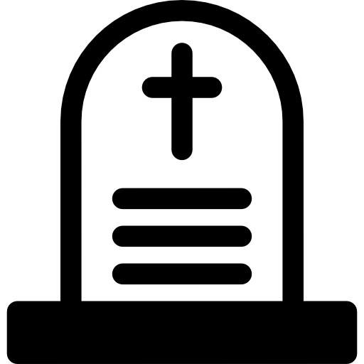 十字架のある墓石  icon