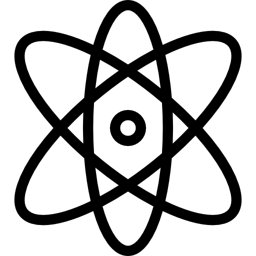 símbolo do átomo Special Lineal Ícone