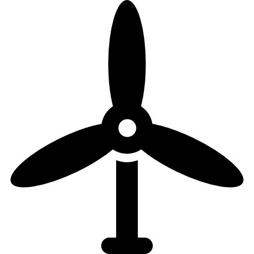 moderne windmolen  icoon