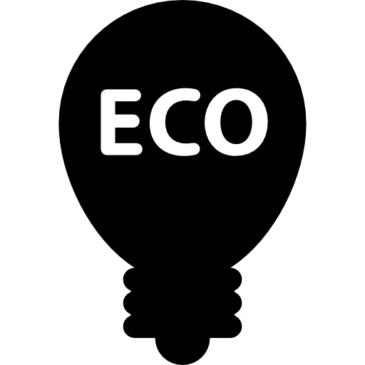 luz ecológica  icono