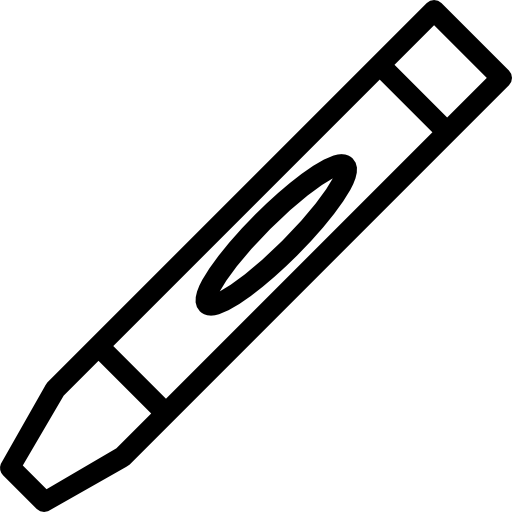 crayón inclinado Special Lineal icono