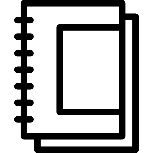 cuaderno universitario Special Lineal icono