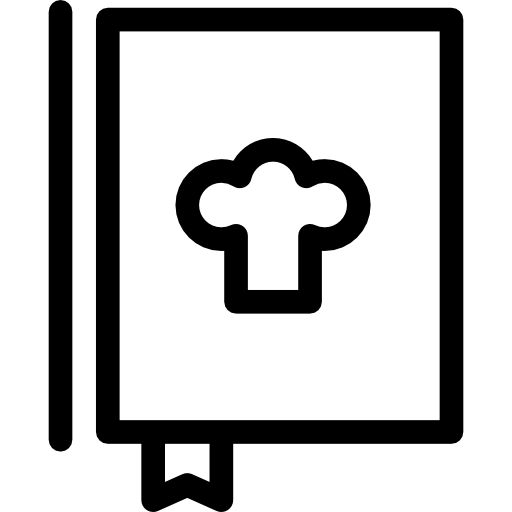 libro di ricette Special Lineal icona