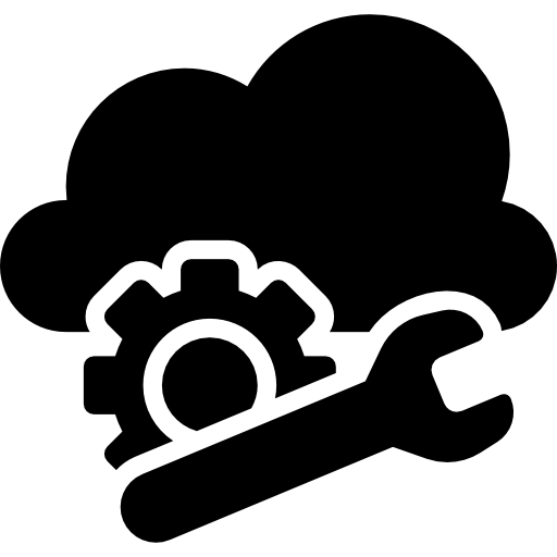 servizio di riparazione cloud Basic Rounded Filled icona