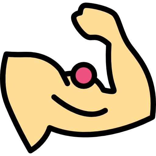 Muscle Darius Dan Lineal Color icon