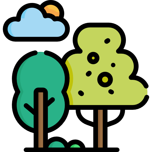 Árboles Special Lineal color icono