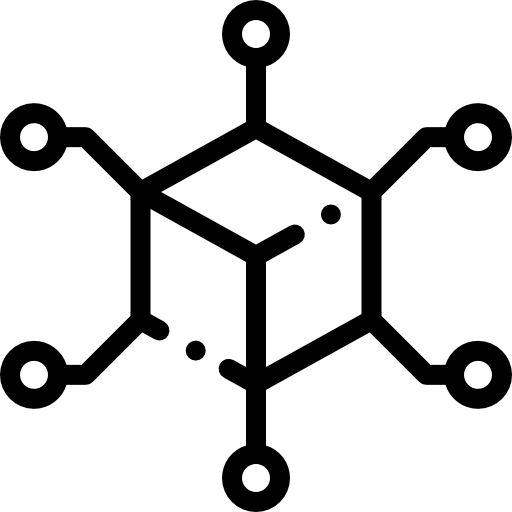 キューブ Detailed Rounded Lineal icon