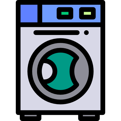 洗濯機 Detailed Rounded Lineal color icon
