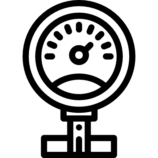 graadmeter Detailed Rounded Lineal icoon