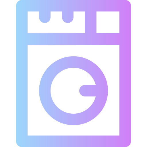 Washing machine Super Basic Rounded Gradient icon