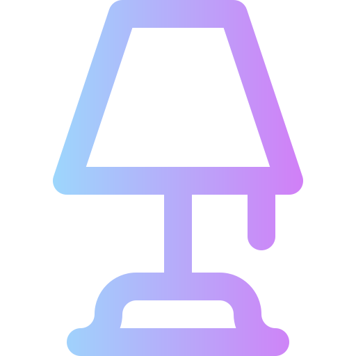 Настольная лампа Super Basic Rounded Gradient иконка