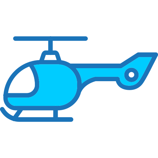 elicottero Generic Blue icona