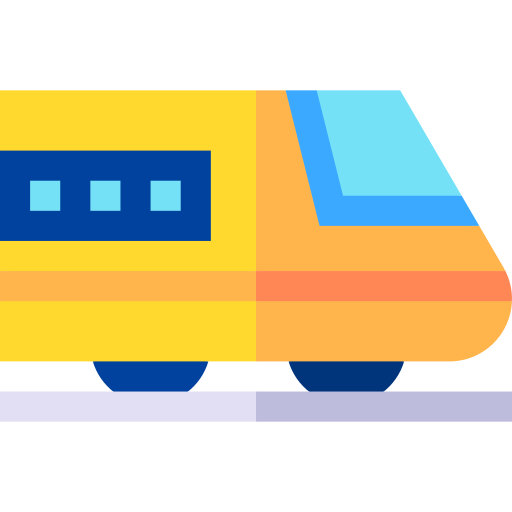 기차 Basic Straight Flat icon