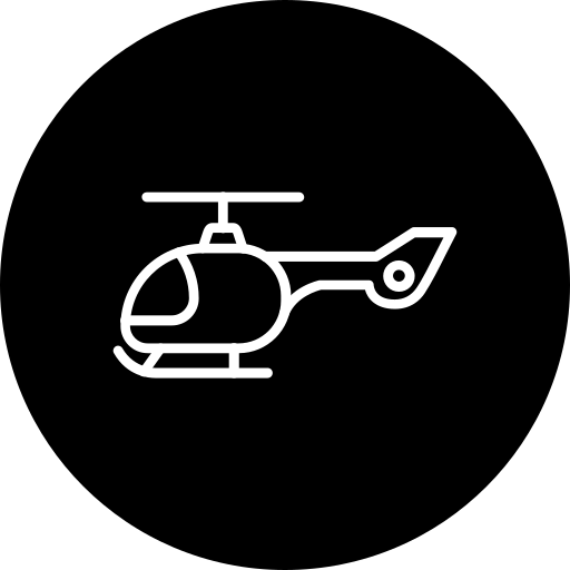 Helicopter Generic Glyph icon