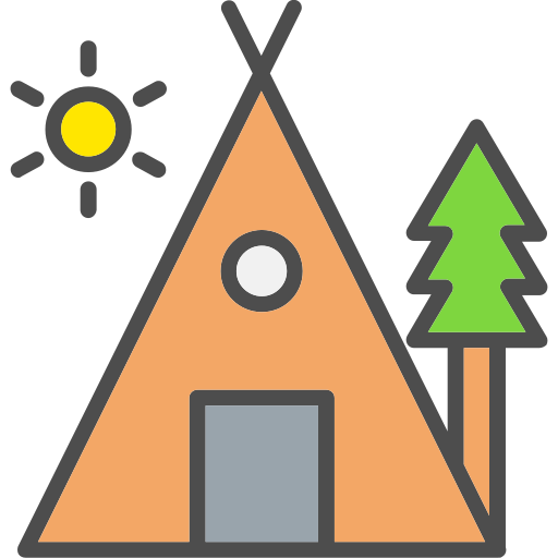 camping Generic Outline Color icon