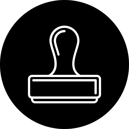 Rubber stamp Generic Glyph icon