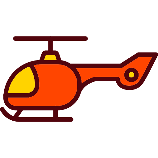 Вертолет Generic Outline Color иконка