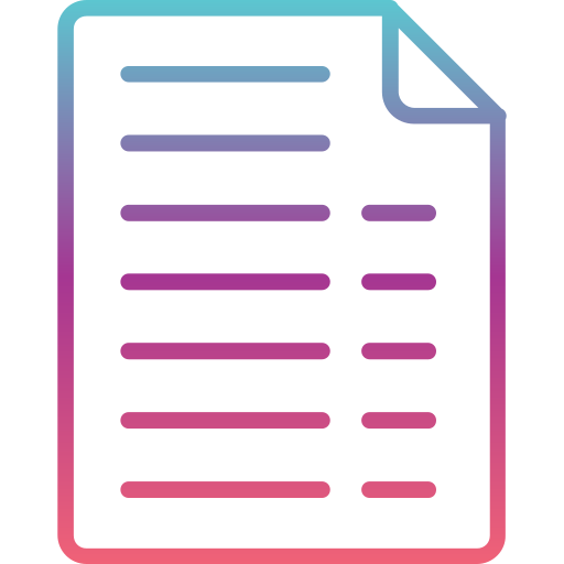 documento Generic Gradient icono