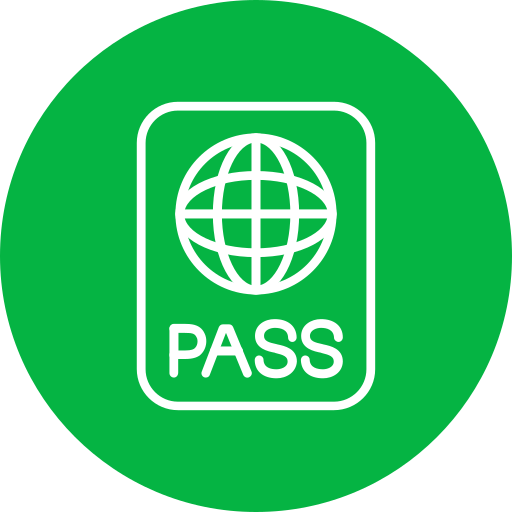 pasaporte Generic Flat icono