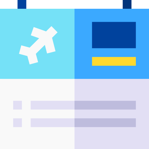 Departure Basic Straight Flat icon