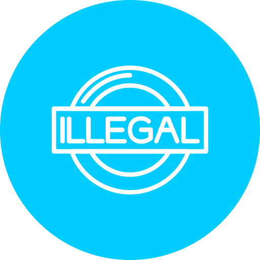 ilegal Generic Flat icono