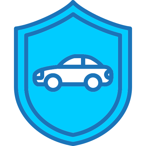 ubezpieczenie samochodu Generic Blue ikona
