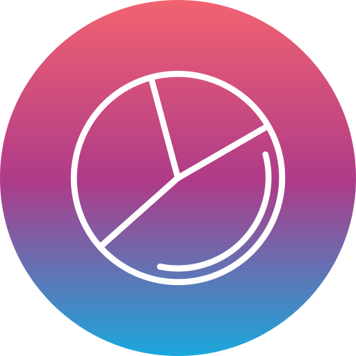 Graph Generic Flat Gradient icon