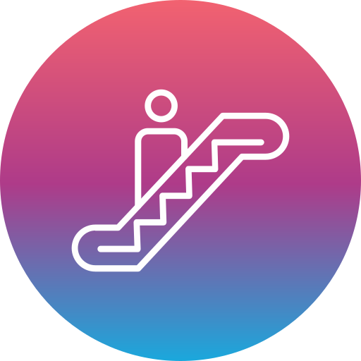 Escalator Generic Flat Gradient icon