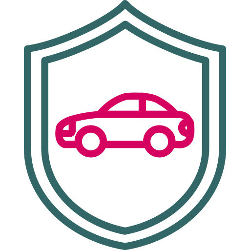 seguro de auto Generic Outline Color icono