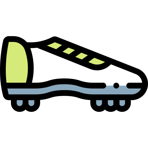 fußballschuh Detailed Rounded Lineal color icon